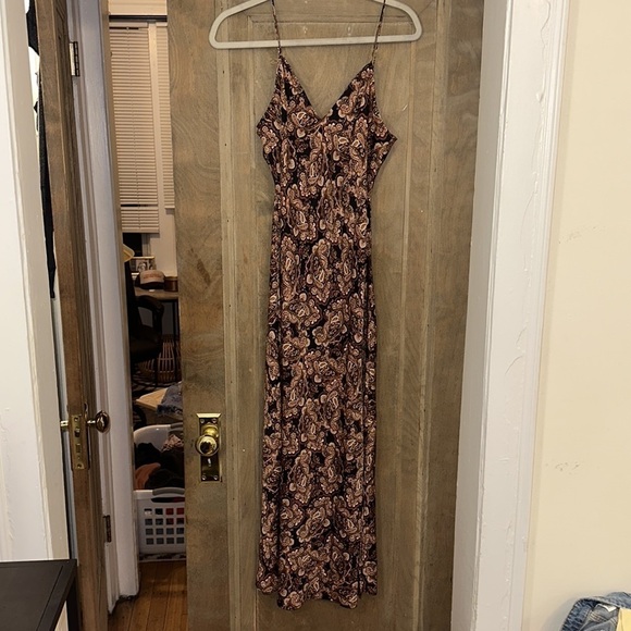 Nili Lotan x Target Brown Paisley Print Slip Dress - NWT - Picture 4 of 5